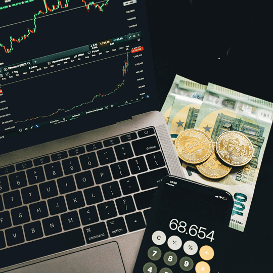 Velmo Coin illustration av prestandaanalys